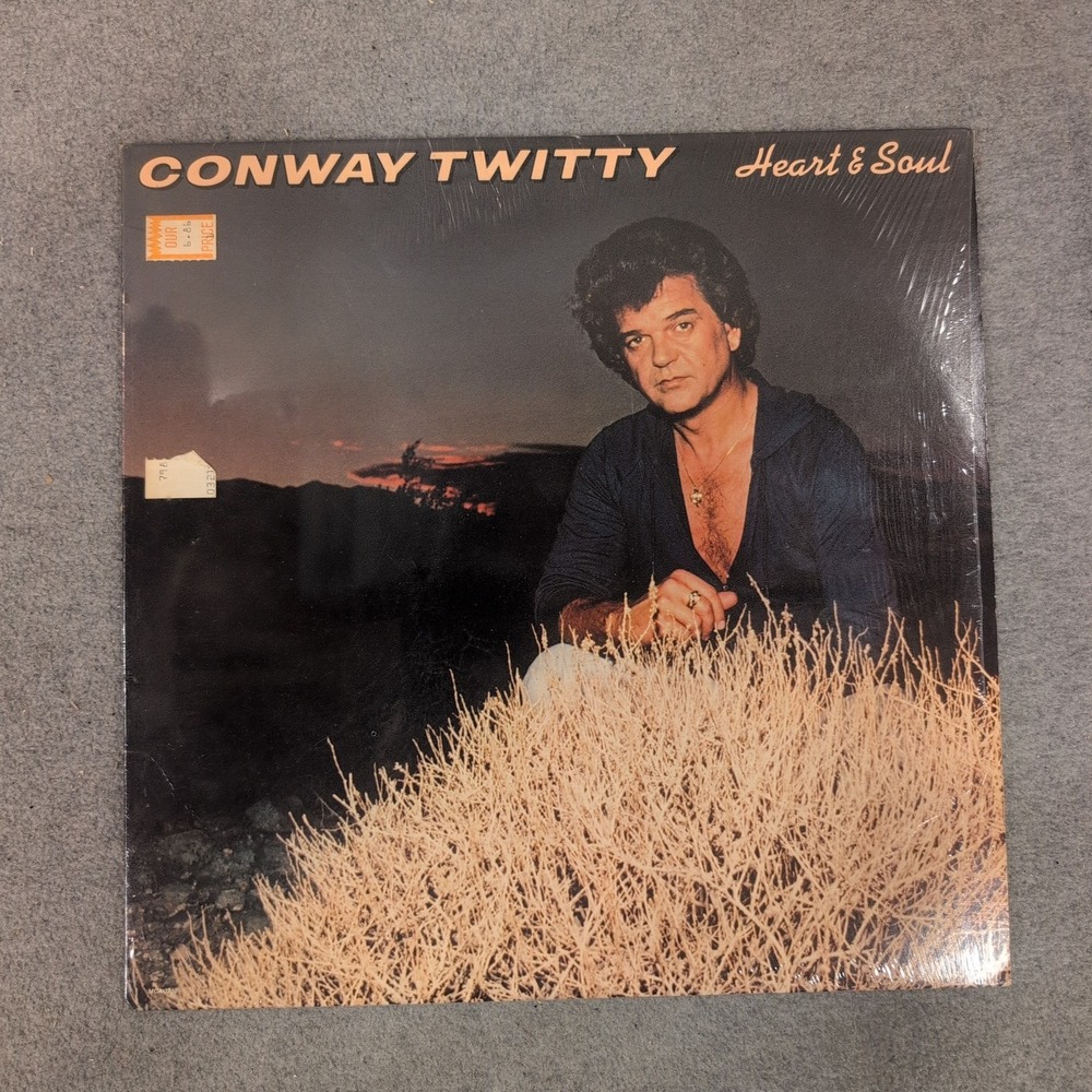 Conway Twitty Heart & Soul Vinyl LP Record MCA-3210 1980 Country Music Album